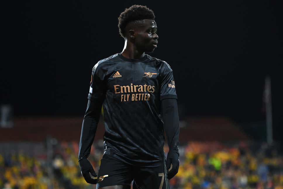 Penyerang Arsenal Bukayo Saka