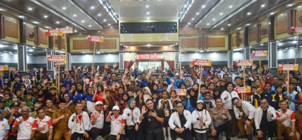 Sebanyak 407 siswa SD dan SMP mengikuti Olimpiade Olahraga Siswa Nasional (O2SN) tingkat Kabupaten Lebak 2026 sebagai ajang pembinaan prestasi dan pencarian bibit atlet muda daerah.