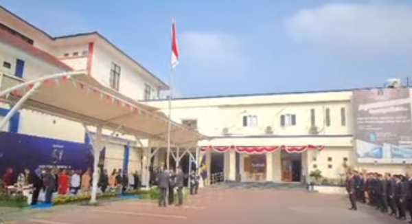 Kanwil Kementerian Hukum Banten saat menggelar upacara dan syukuran Hari Pengayoman ke-81 Kementerian Hukum, Rabu (19/8/2026). Sejumlah informasi terkait aset dan kegiatan di lingkungan Kanwil Hukum Banten kini menjadi sorotan. (Foto: Istimewa.)
