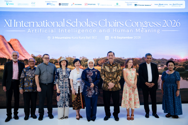 Forum XI International Scholas Chairs Congress 2026 dan Young Changemakers Programme di Bali mempertemukan pemimpin, akademisi, tokoh lintas agama, inovator, serta generasi muda untuk membahas masa depan kecerdasan buatan dan kemanusiaan.