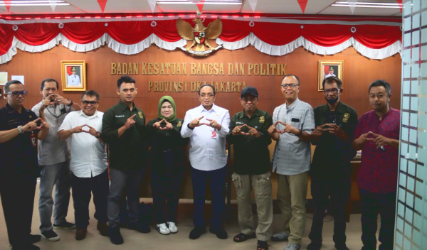 Jajaran AMKI Jaya melakukan audiensi dengan Kesbangpol DKI Jakarta di Balai Kota DKI Jakarta untuk membahas kondusivitas, wawasan kebangsaan, pencegahan hoaks, dan persiapan menyambut lima abad Jakarta.