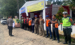 Operasi Ketupat Toba 2026 Dimulai, Polres Padang Lawas Siagakan Personel Gabungan di Pos Yan Barumun Amankan Arus Mudik
