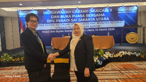 Sri Astuti Terpilih Aklamasi sebagai Ketua DPC Peradi SAI Jakarta Utara Periode 2026–2030