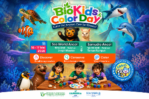 Ancol Gelar BioKids Color Day, Anak Bisa Main dan Belajar Satwa Gratis