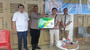 Wakapolres Padang Lawas Hadiri Peringatan May Day 2026 di Kantor BPJS Ketenagakerjaan