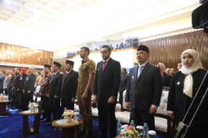 Wawali Bobihoe Hadiri Pengukuhan Kepala BI Jawa Barat Yang Baru