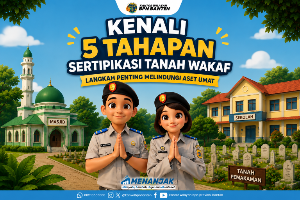 Kenali 5 Tahapan Sertipikasi Tanah Wakaf, BPN Banten Dorong Perlindungan Aset Umat Secara Hukum