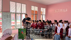 RELIMA Perpusnas RI Gelar Seminar Literasi Sastra di Dharmasraya, 75 Siswa SMK Startup Dara Jingga Antusias Belajar Puisi