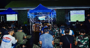 Lanud Halim Perdanakusuma Gelar Nobar Piala Dunia 2026, Perkuat Kebersamaan dan Semangat Persatuan