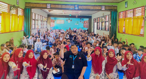 RELIMA Perpusnas RI Warnai MPLS UPT SMPN 1 Sungai Rumbai, 198 Siswa Baru Diajak Bangun Budaya Literasi Kritis dan Kreatif