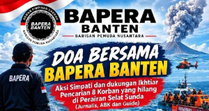 BAPERA Banten Gelar Doa Bersama untuk 8 Korban Hilang di Selat Sunda, Dukung Operasi SAR