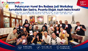 Peluncuran Novel Bre Redana Jadi Workshop Jurnalistik dan Sastra, Peserta Diajak Asah Indra Kreatif