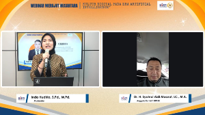 Webinar BAKTI Komdigi: Syahrul Aidi Sebut AI Bisa Jadi Ancaman sekaligus Peluang Besar