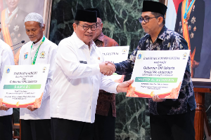 Pemprov DKI Berangkatkan 44 Marbot Masjid dan Juara MTQ Umrah, Pramono Ungkap Alasannya