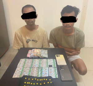 Polres Lebak Amankan Dua Pria, Sita 141 Butir Tramadol dan Hexymer